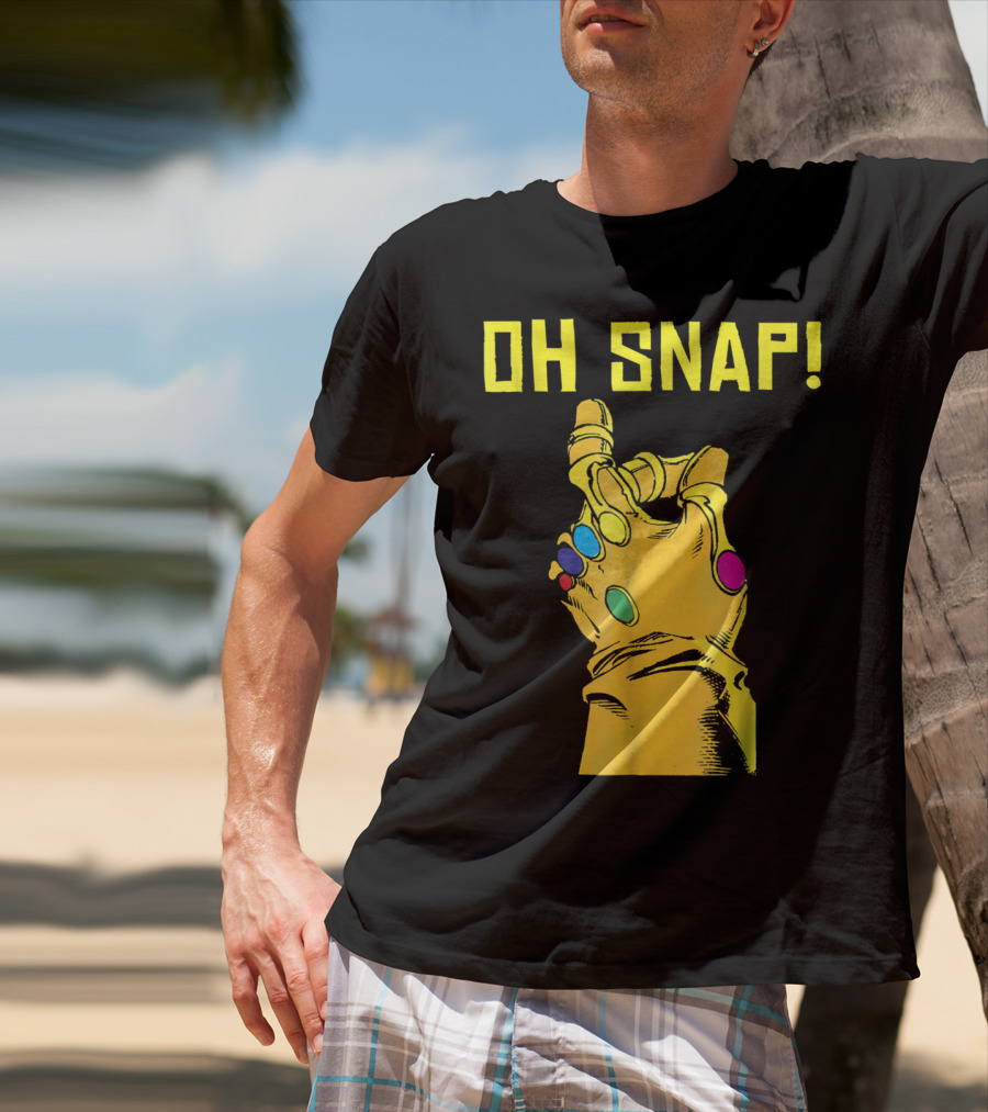 Marvel Oh Snap Infinity Gauntlet Thanos T-Shirt