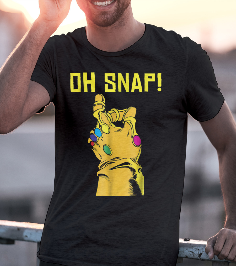 Marvel Oh Snap Infinity Gauntlet Thanos T-Shirt