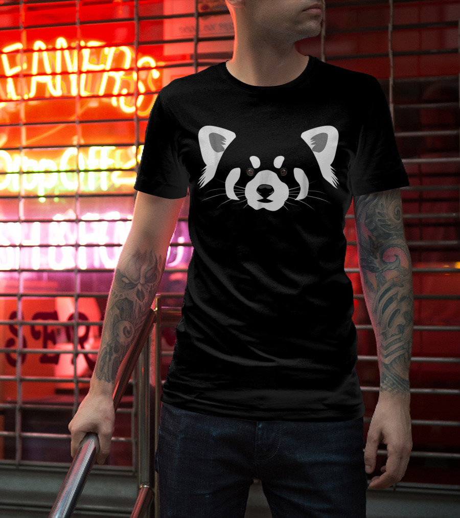 Red Panda Face T-Shirt