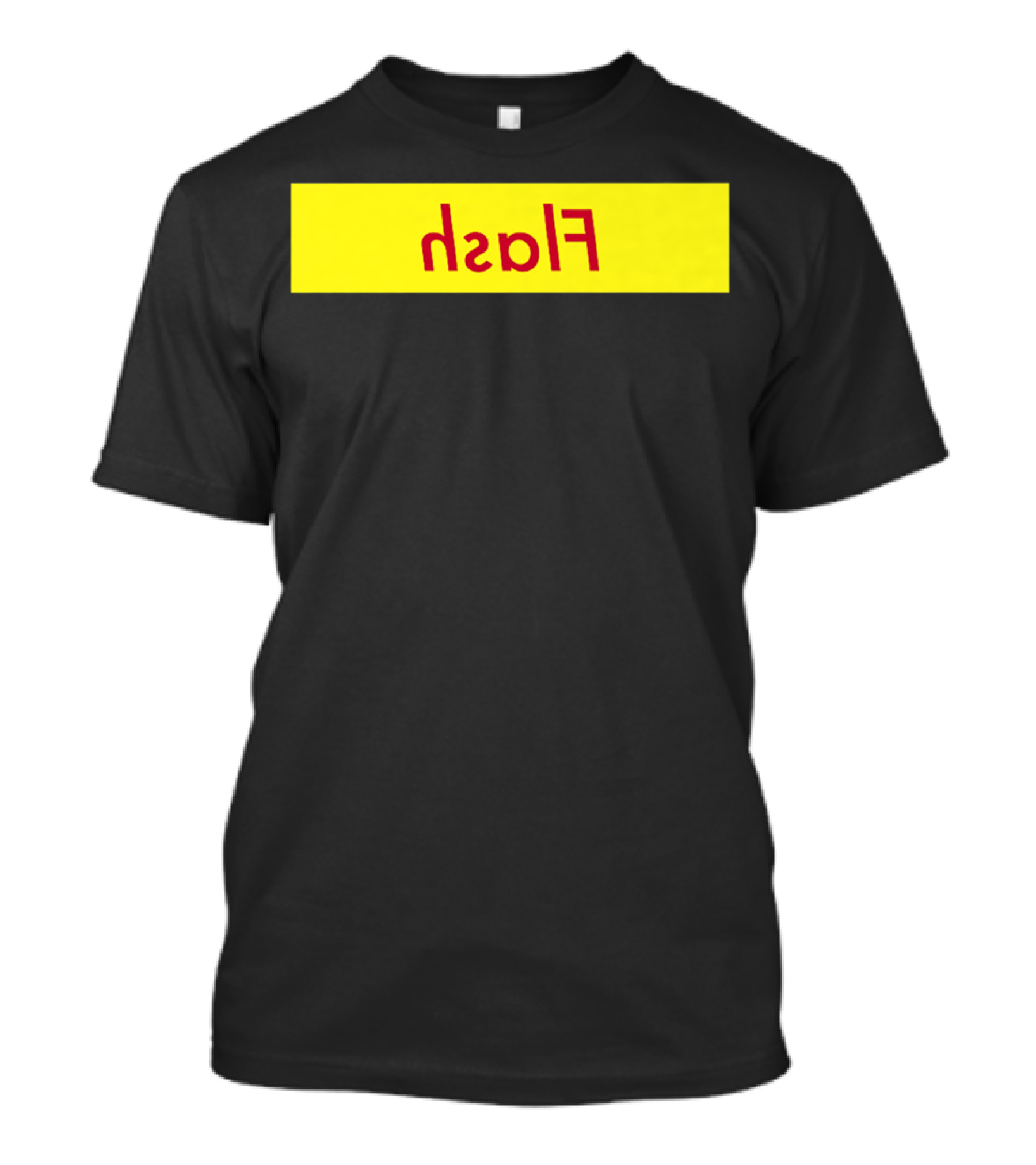 Reverse Flash Yellow Red Text Classic T-Shirt