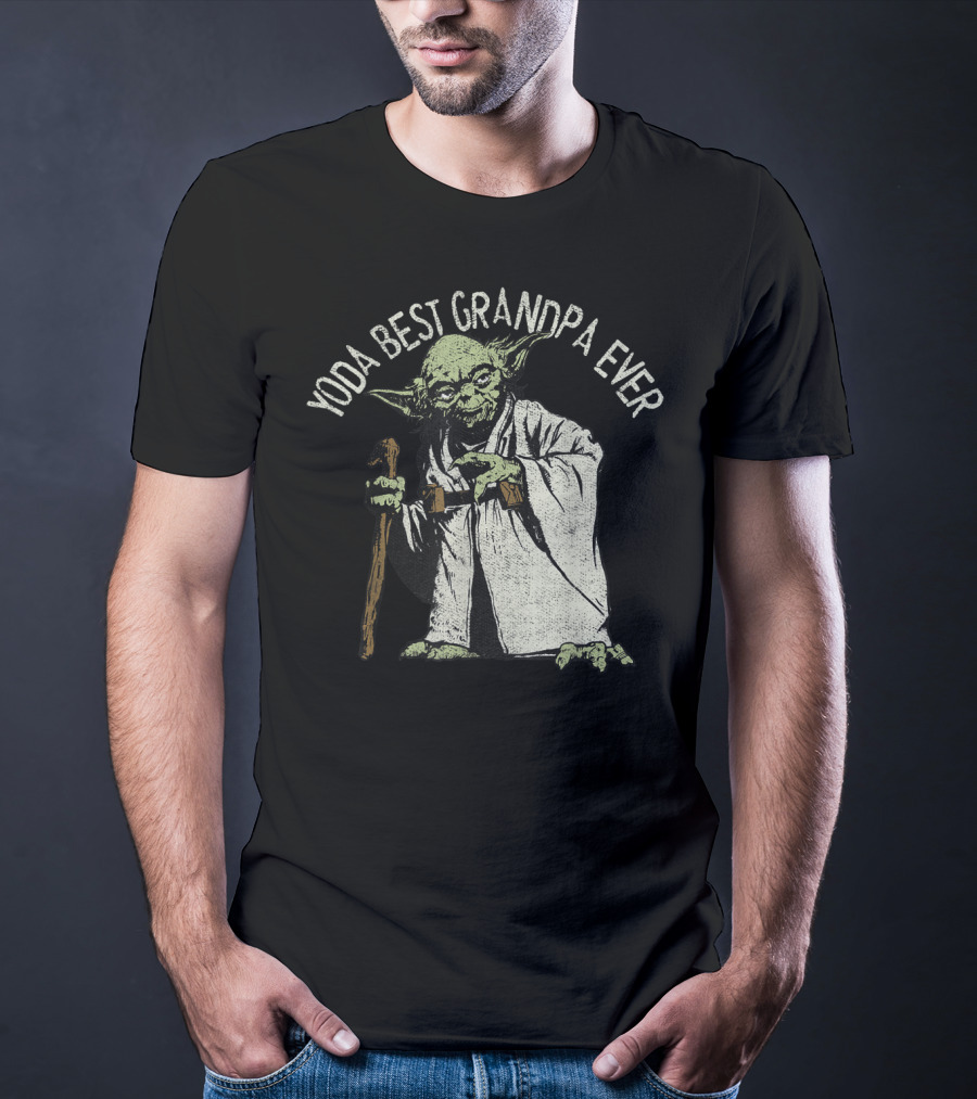 Star Wars Yoda Best Grandpa Ever T-Shirt