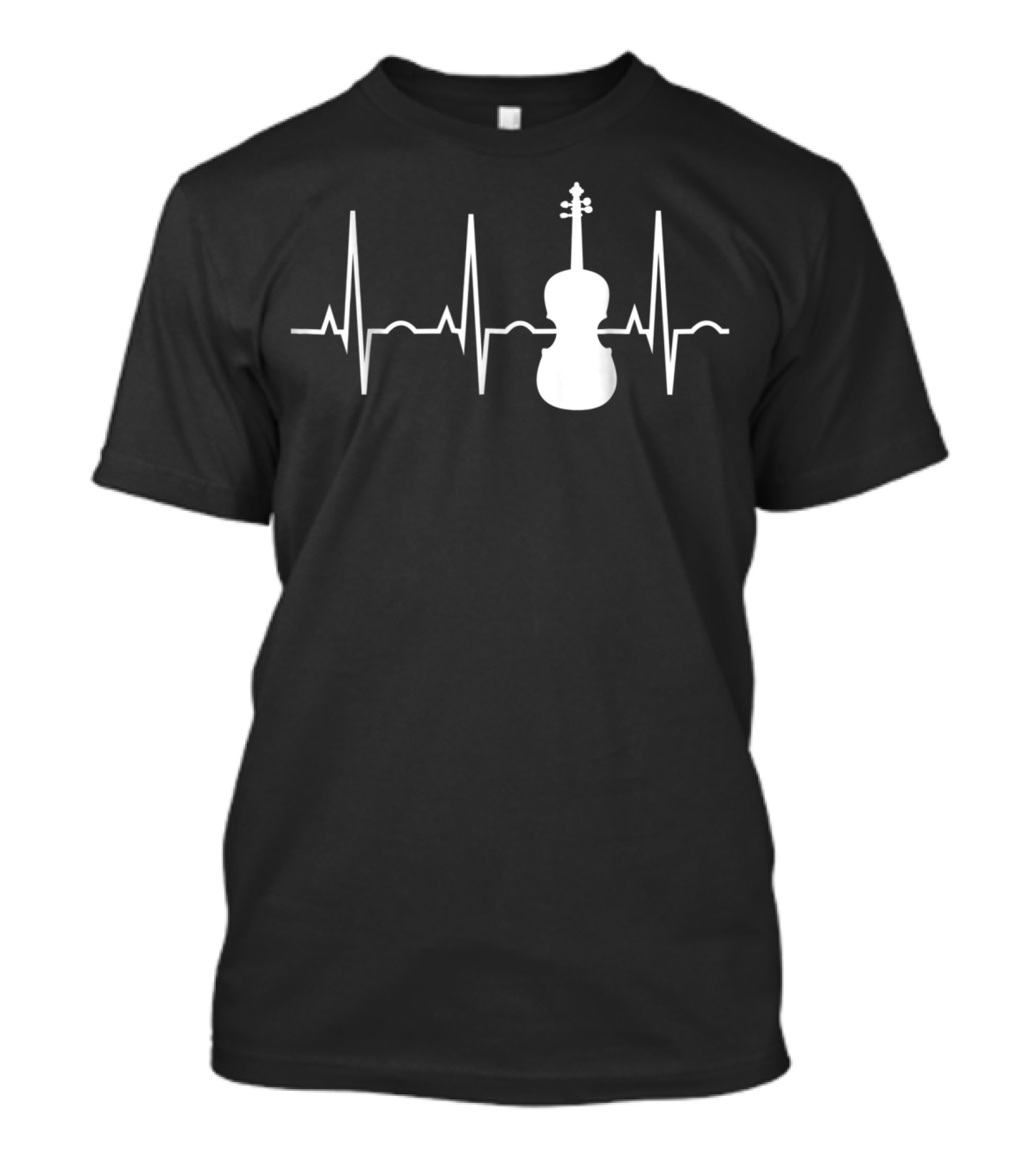 Viola Heartbeat Orchestra Player Musician T-Shirt
