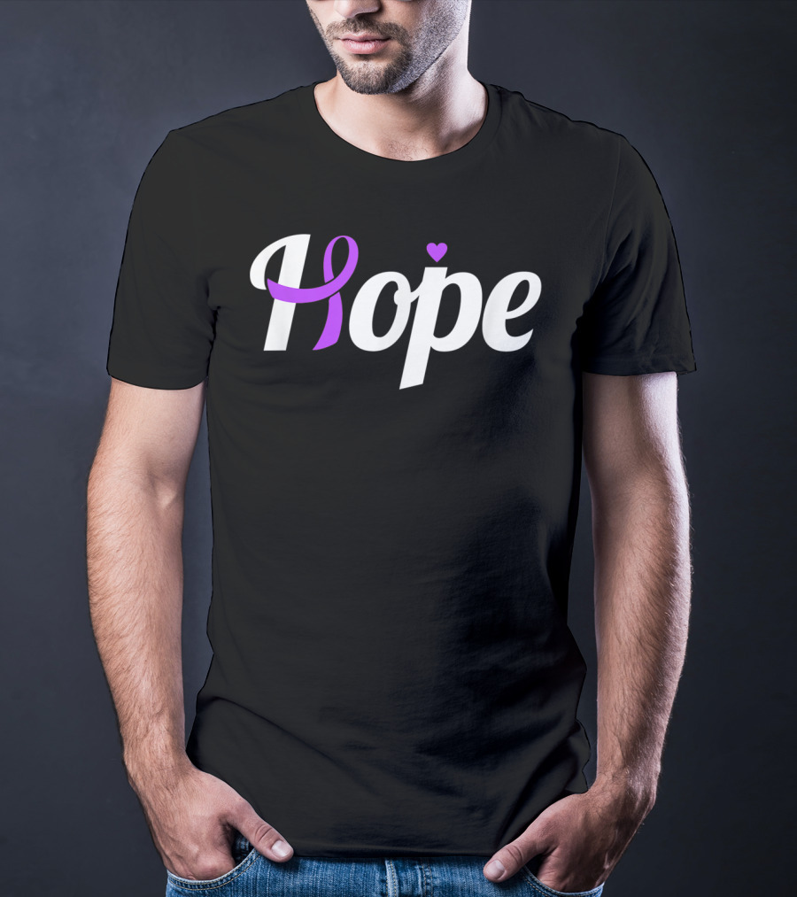 Hope Leiomyosarcoma Cancer Awareness Ribbon T-Shirt
