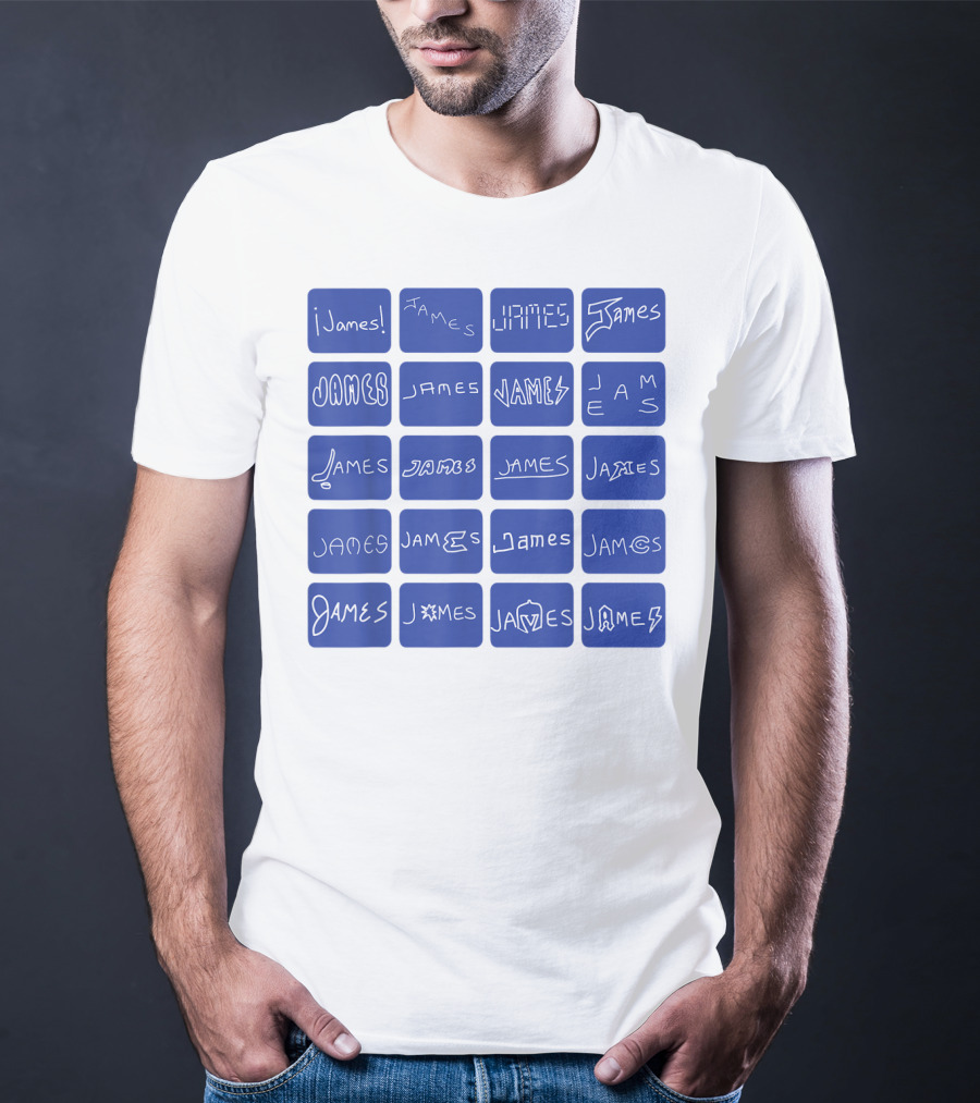 James Creative Typography Styles Collection T-Shirt