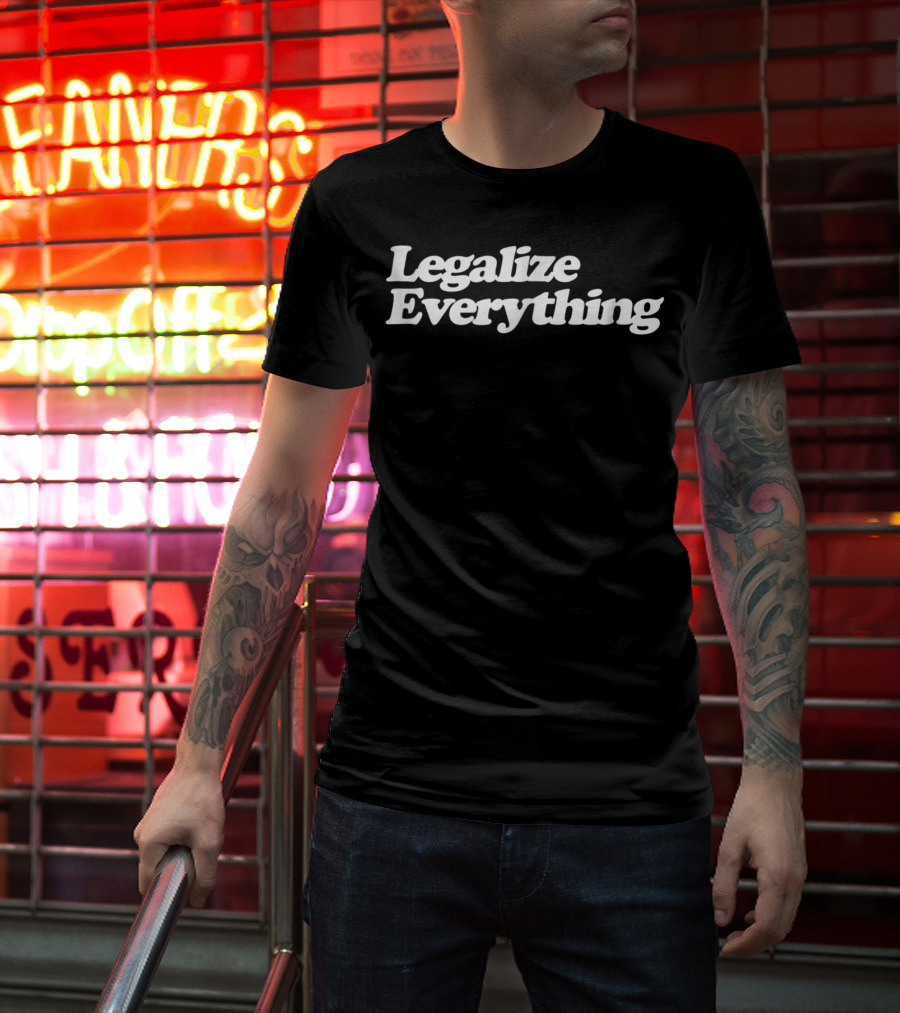 Legalize Everything Libertarian Ancap Free Iconic T-Shirt