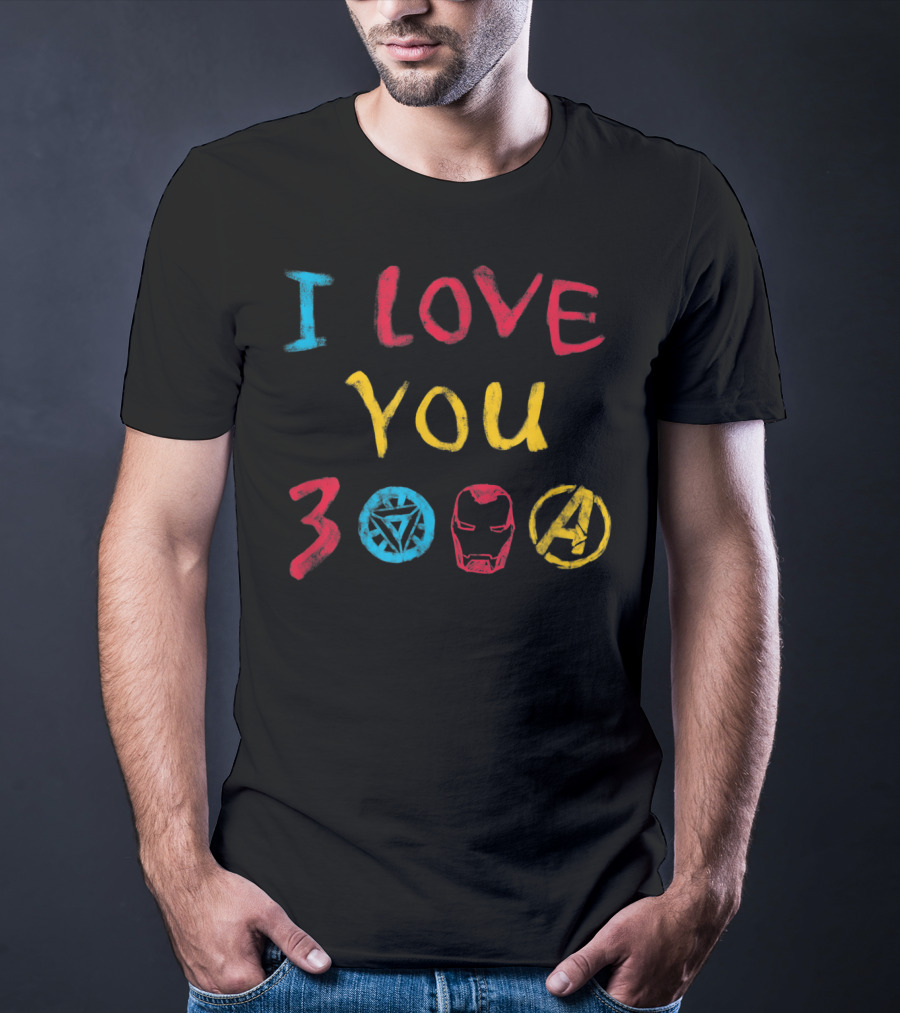 I Love You 3000 Iron Man Avengers Endgame Arc Reactor A T-Shirt