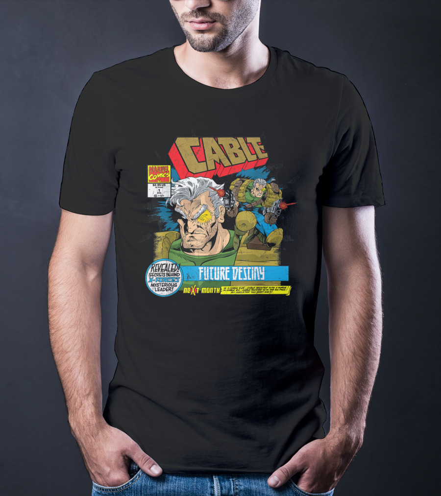 Marvel X Men Cable Future Destiny Revealed Secrets Behind Mysterious Leader Next Month T-Shirt