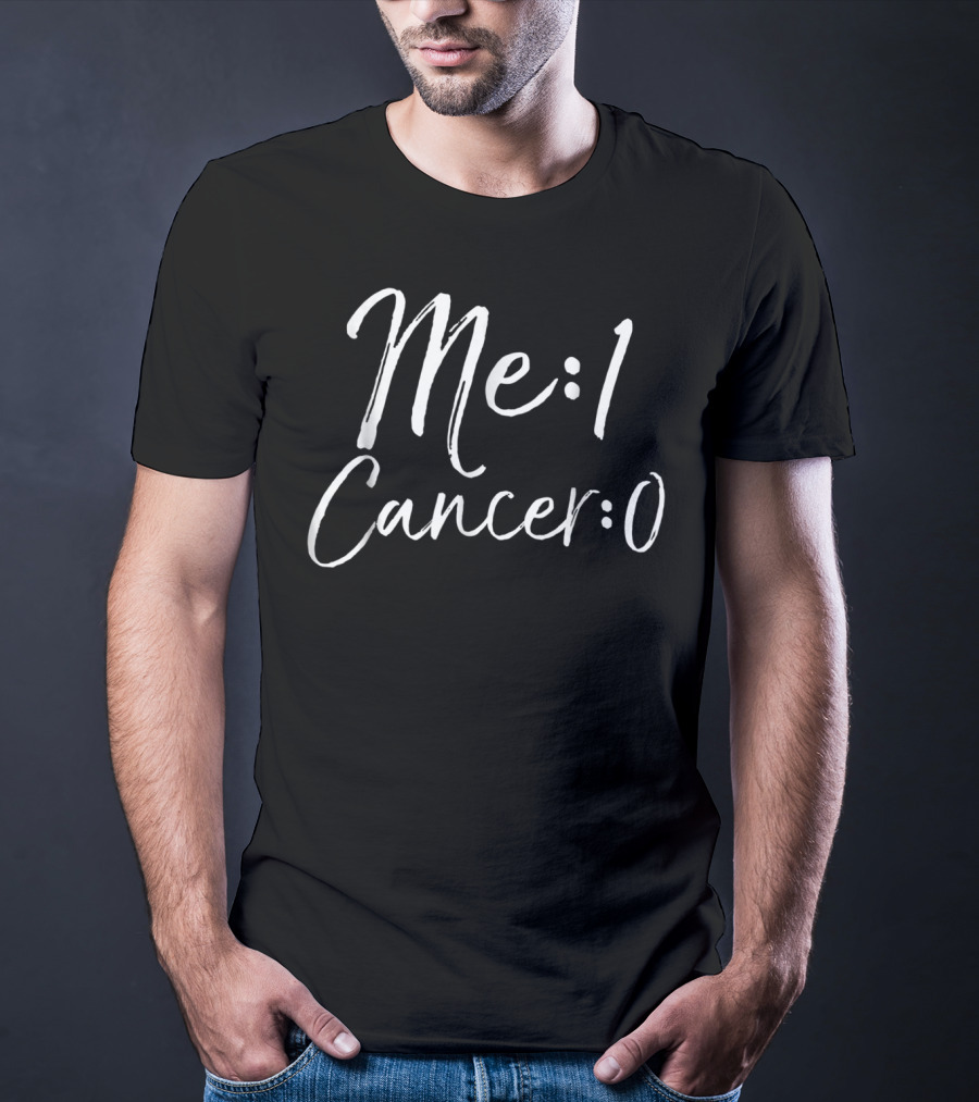 Me 1 Cancer 0 Cute Survivor Remission T-Shirt