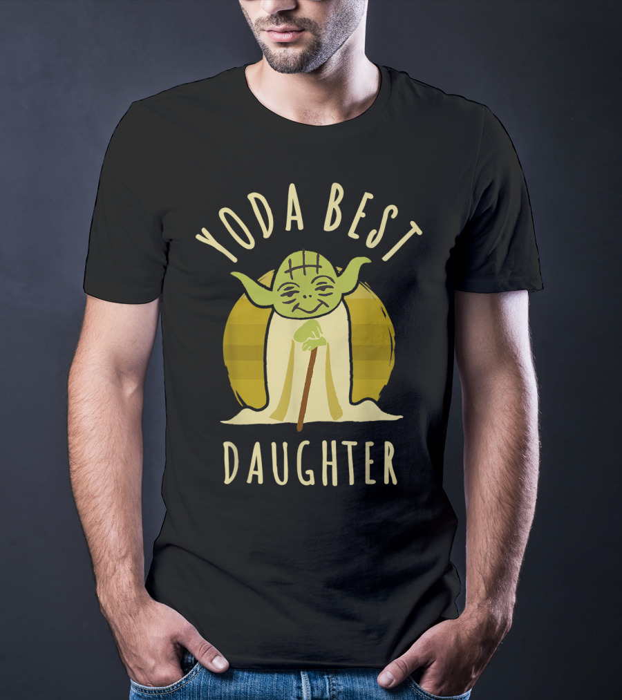 Yoda Best Daughter Cartoon Yoda Star Wars T-Shirt