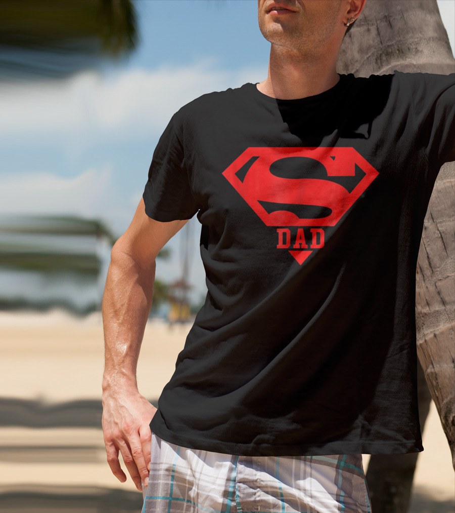 Superdad Superman Logo Dad T-Shirt