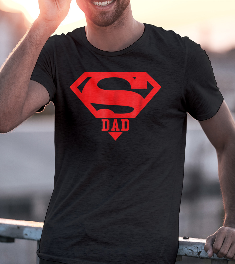 Superdad Superman Logo Dad T-Shirt