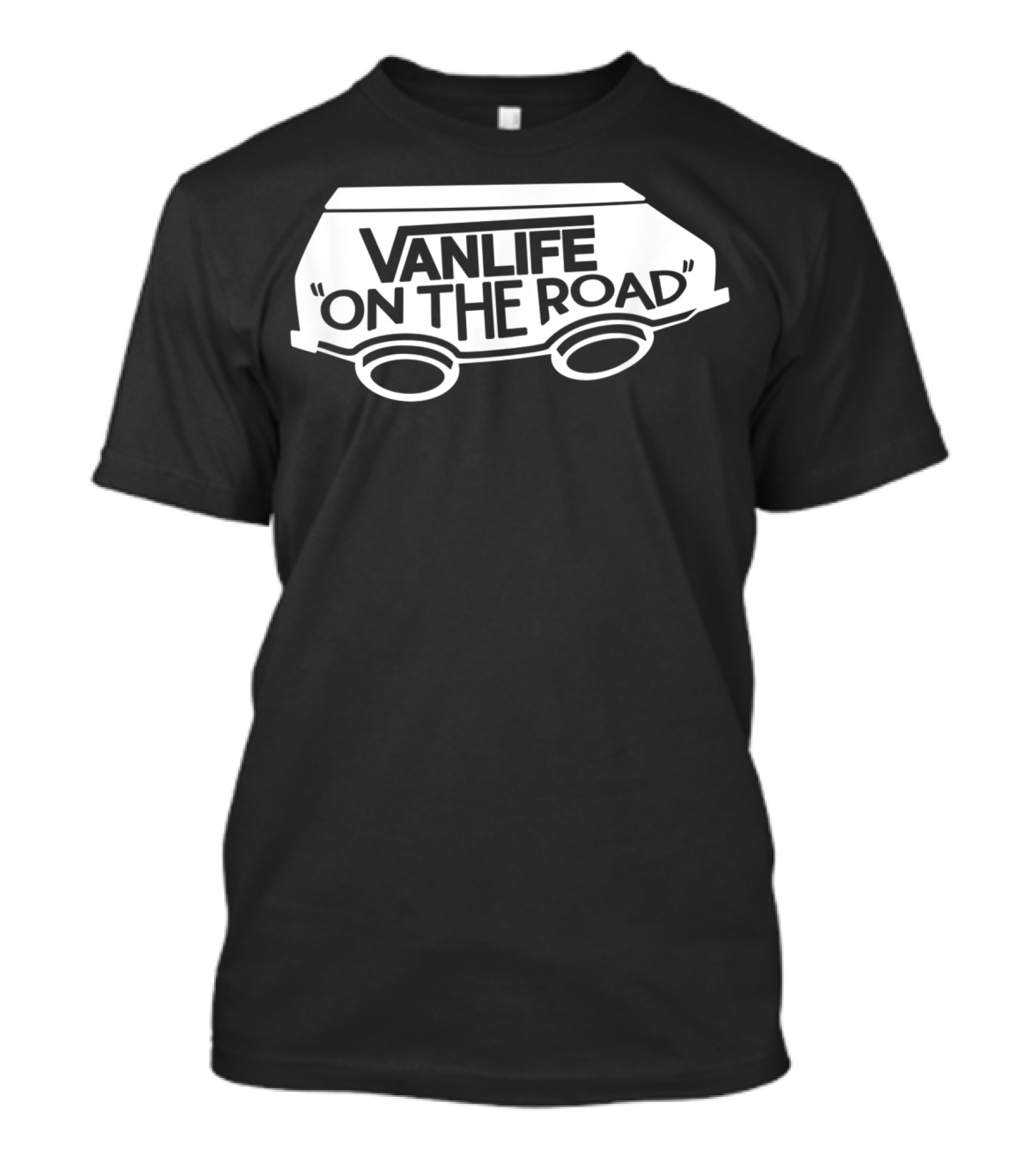 Vanlife On The Road Skater Surfer Campervan T-Shirt