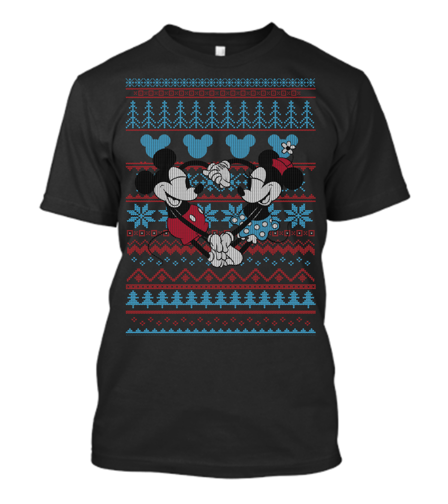 Disney Mickey And Minnie Mouse Festive T-Shirt