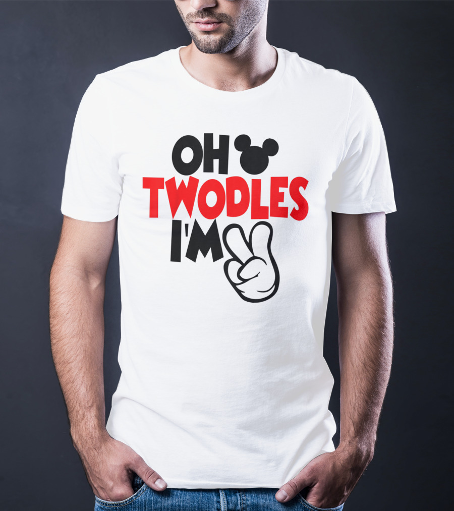 Oh Twodles I'm Two Year Old Birthday T-Shirt