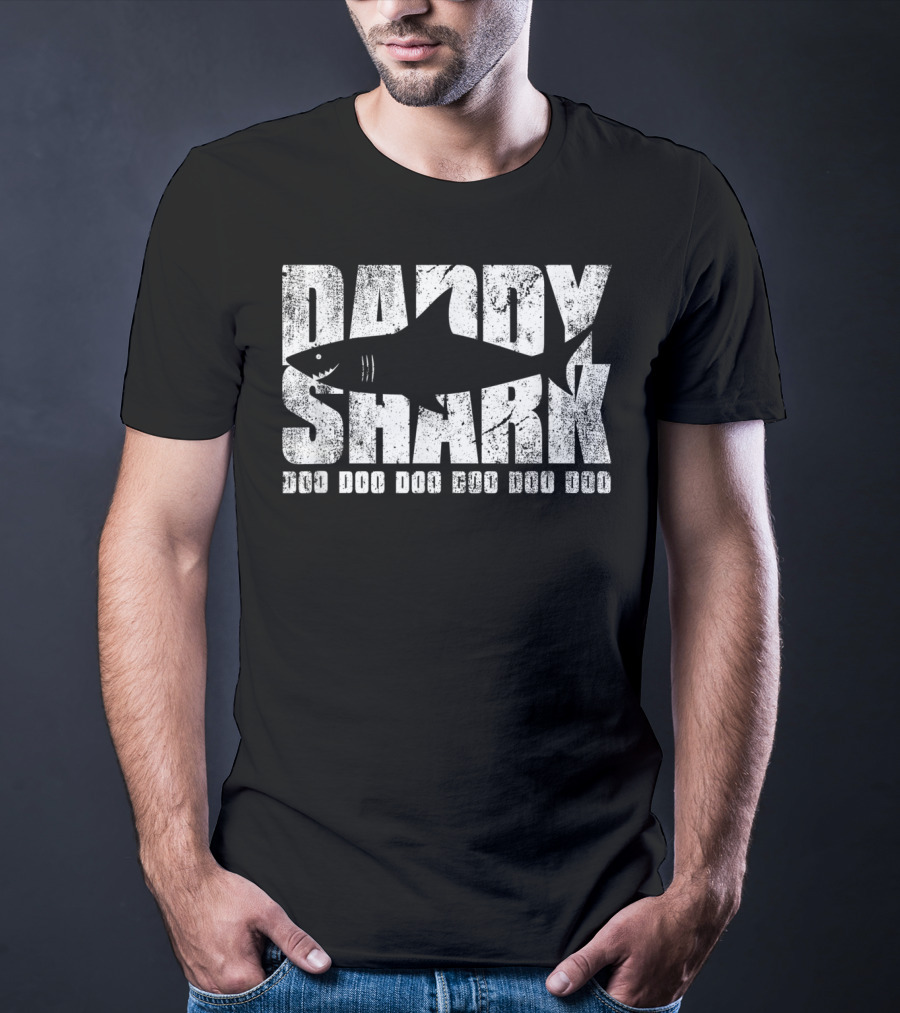Daddy Shark Doo Doo Doo Mens Cool Daddy Shark T-Shirt