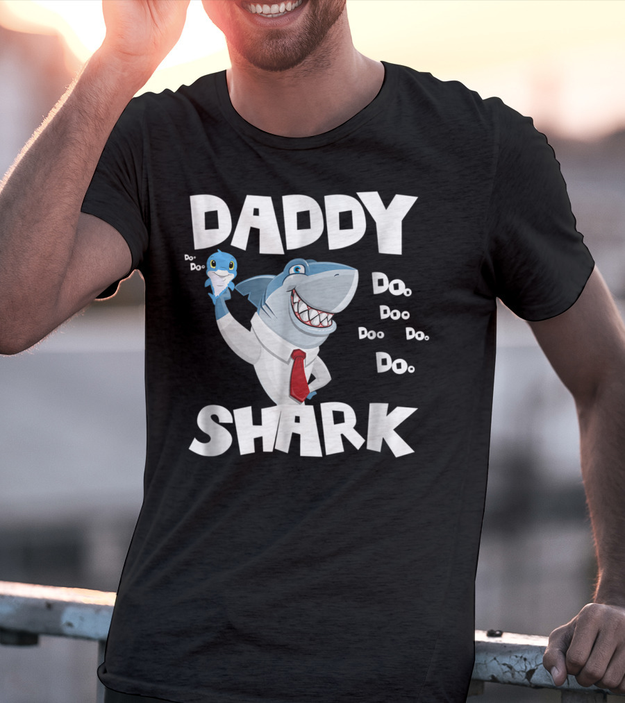 Daddy Shark Doo Doo Doo Mens Awesome T-Shirt