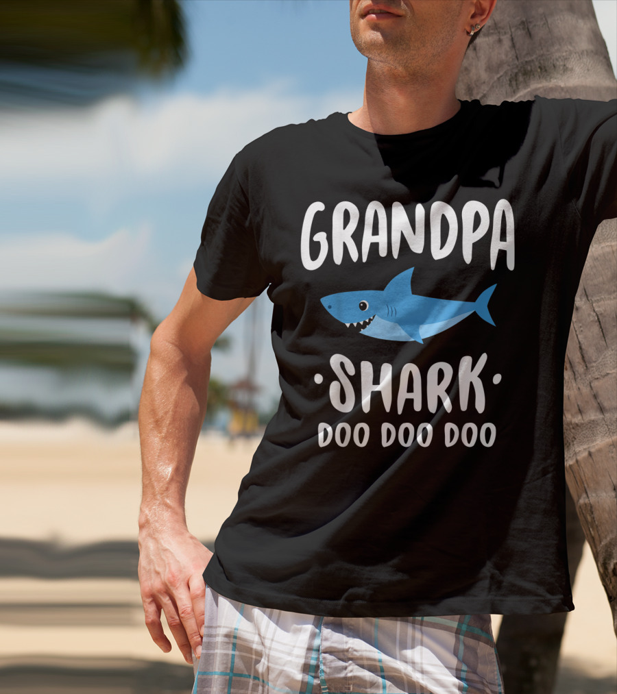 Grandpa Shark Doo Doo Doo T-Shirt