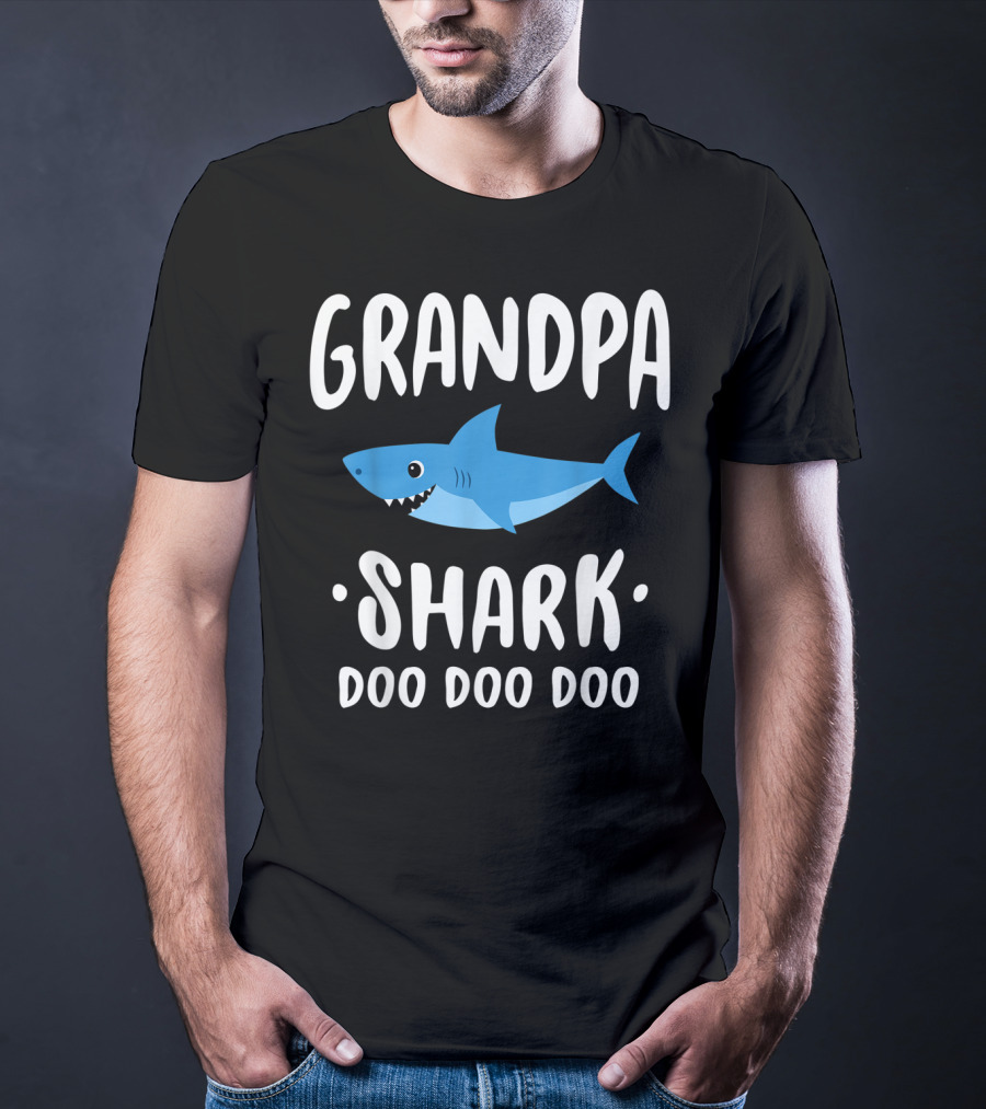 Grandpa Shark Doo Doo Doo T-Shirt