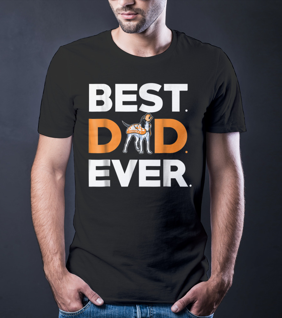 Tennessee Volunteers Smokey Best Dad Ever T-Shirt