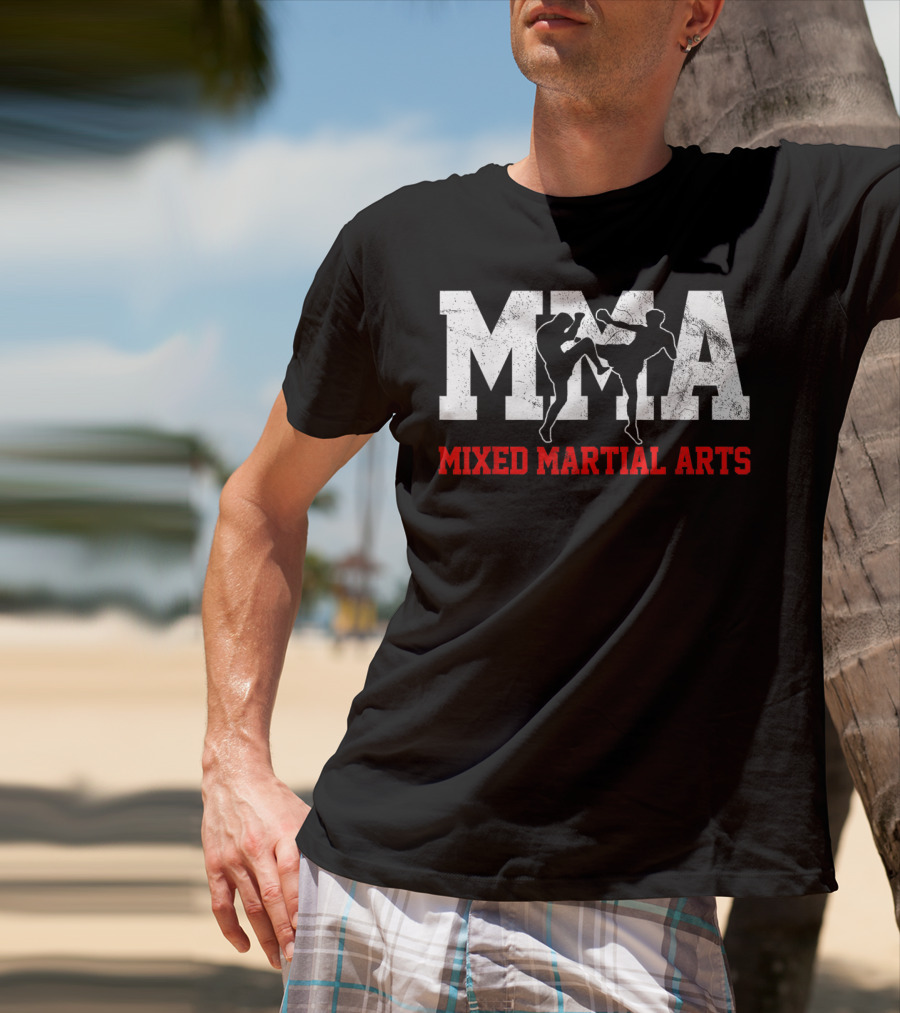 MMA Mixed Martial Arts Kickboxin Fighter T-Shirt