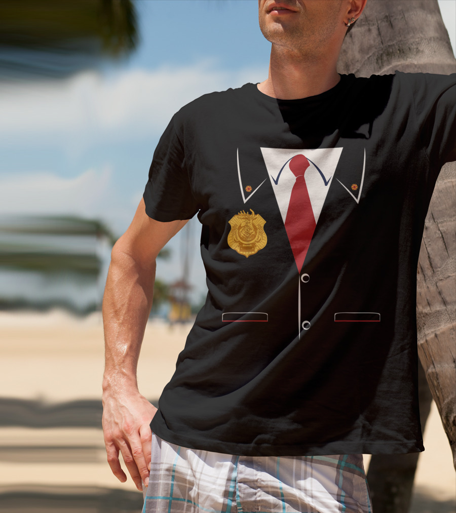 Odd Squad Agent Suit Badge And Tie T-Shirt