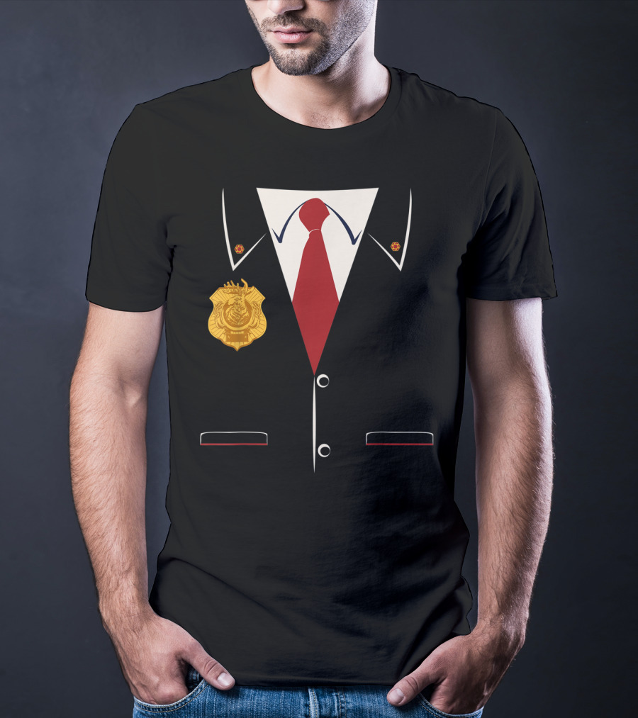 Odd Squad Agent Suit Badge And Tie T-Shirt