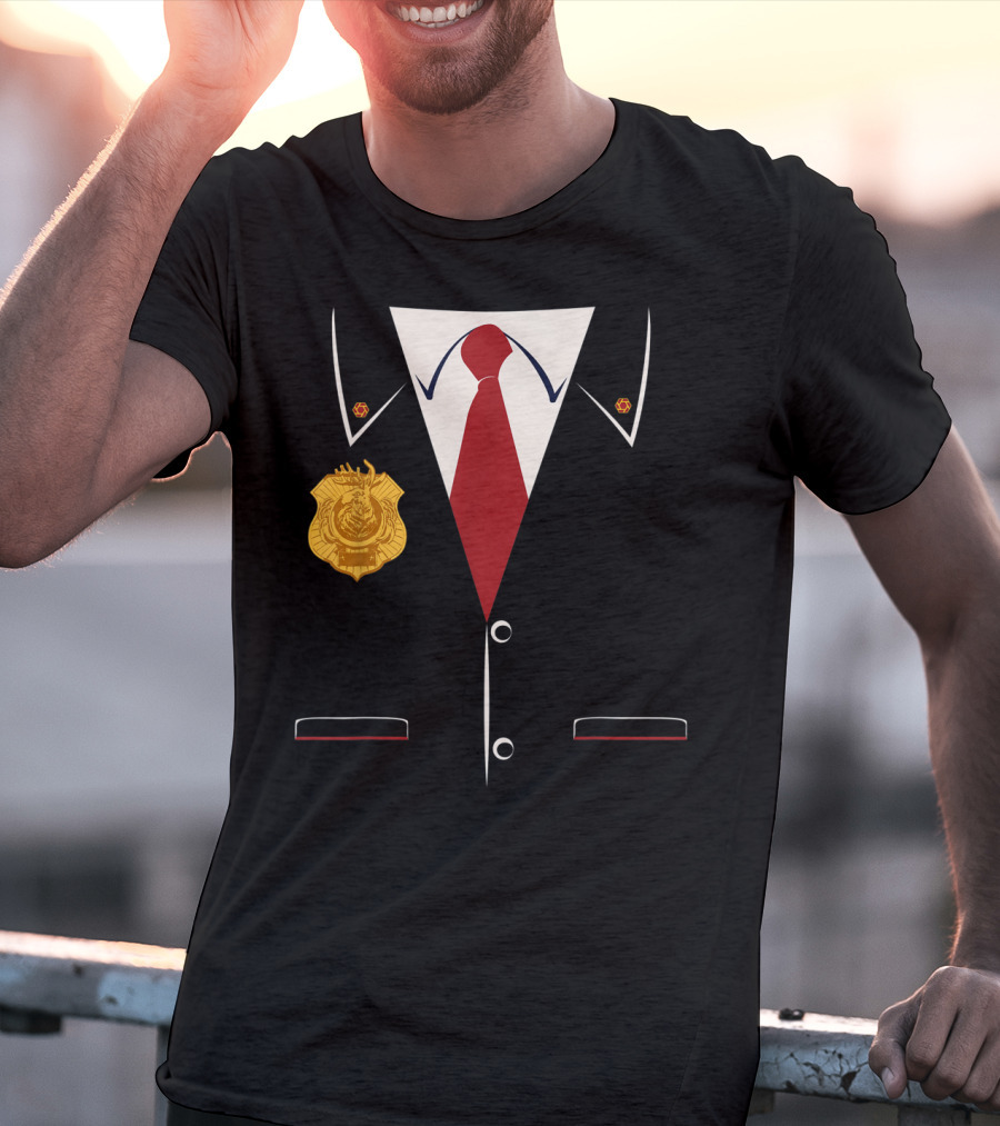 Odd Squad Agent Suit Badge And Tie T-Shirt
