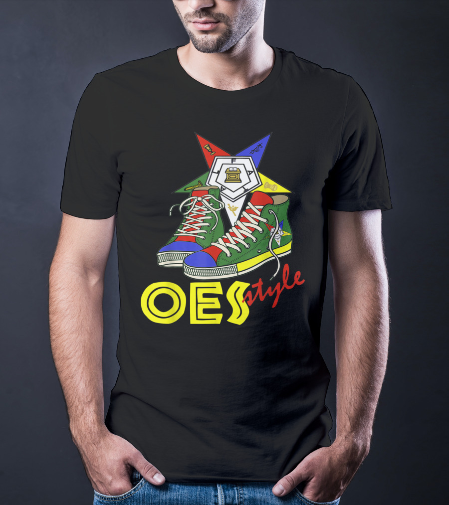 OES Style Order Of The Eastern Star Sistar Sneakers T-Shirt