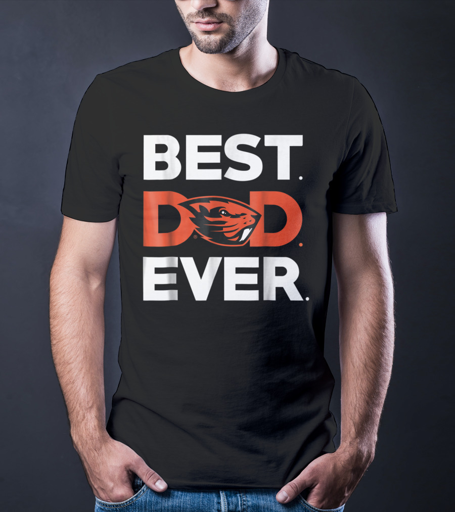 Oregon State Beavers Best Dad Ever T-Shirt