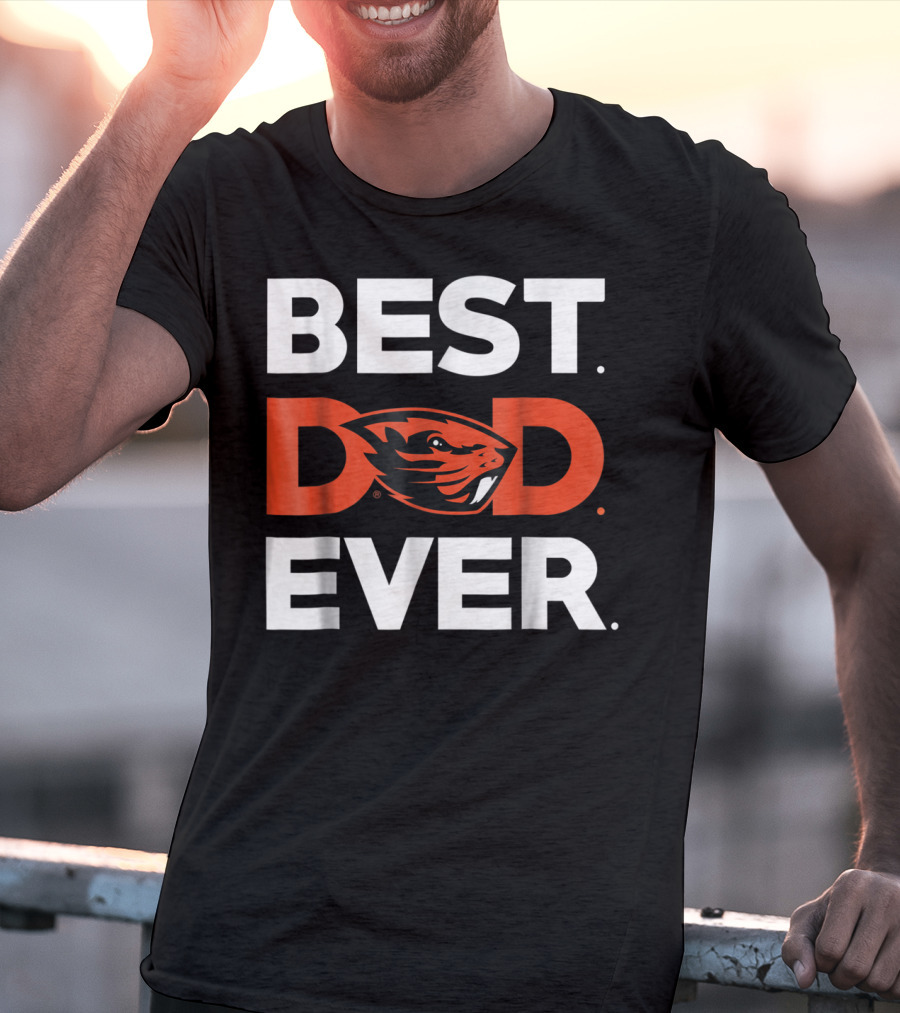Oregon State Beavers Best Dad Ever T-Shirt