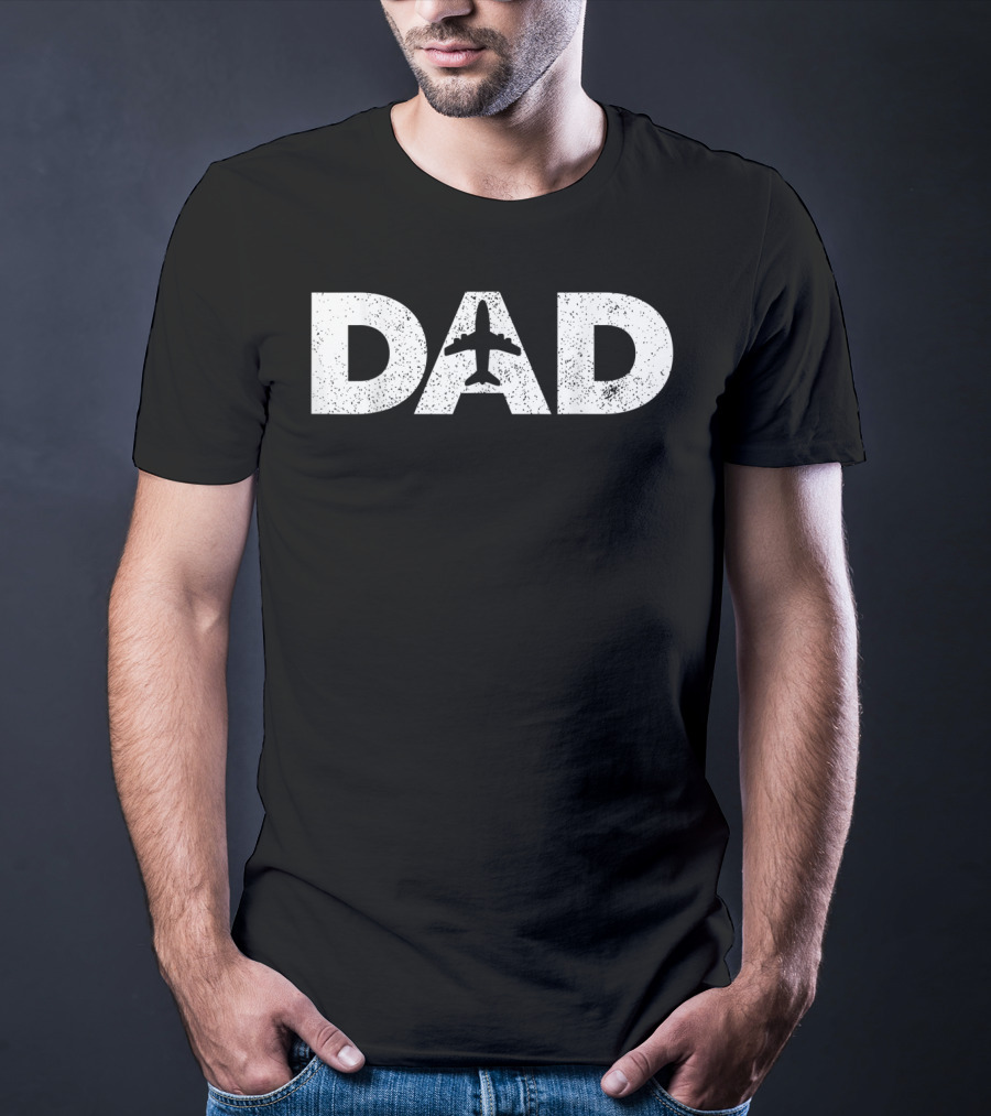Dad Airplane Pilot Father's Day Aviat T-Shirt