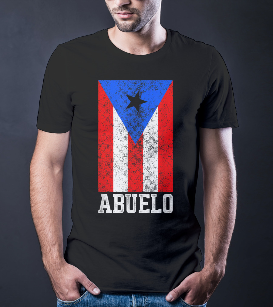 Puerto Rico Flag Abuelo T-Shirt