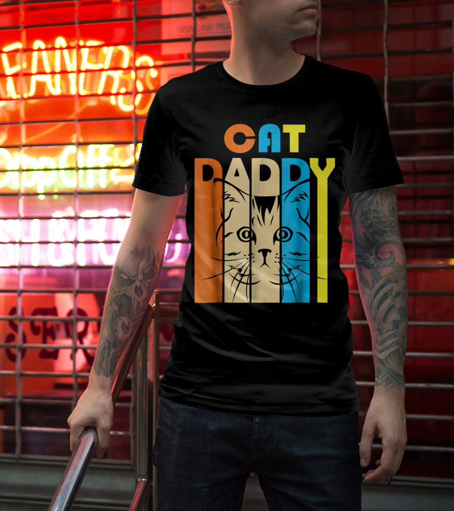 CAT DADDY Retro Vintage T-Shirt