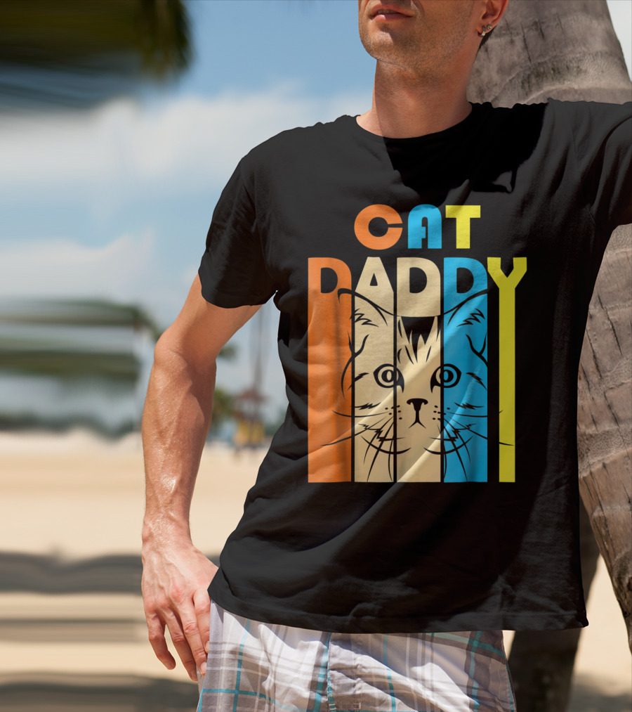 CAT DADDY Retro Vintage T-Shirt