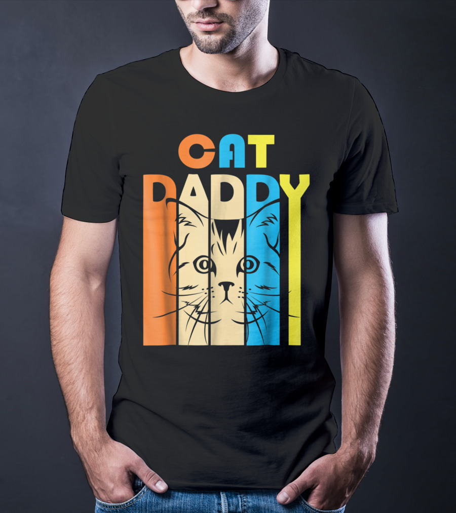 CAT DADDY Retro Vintage T-Shirt
