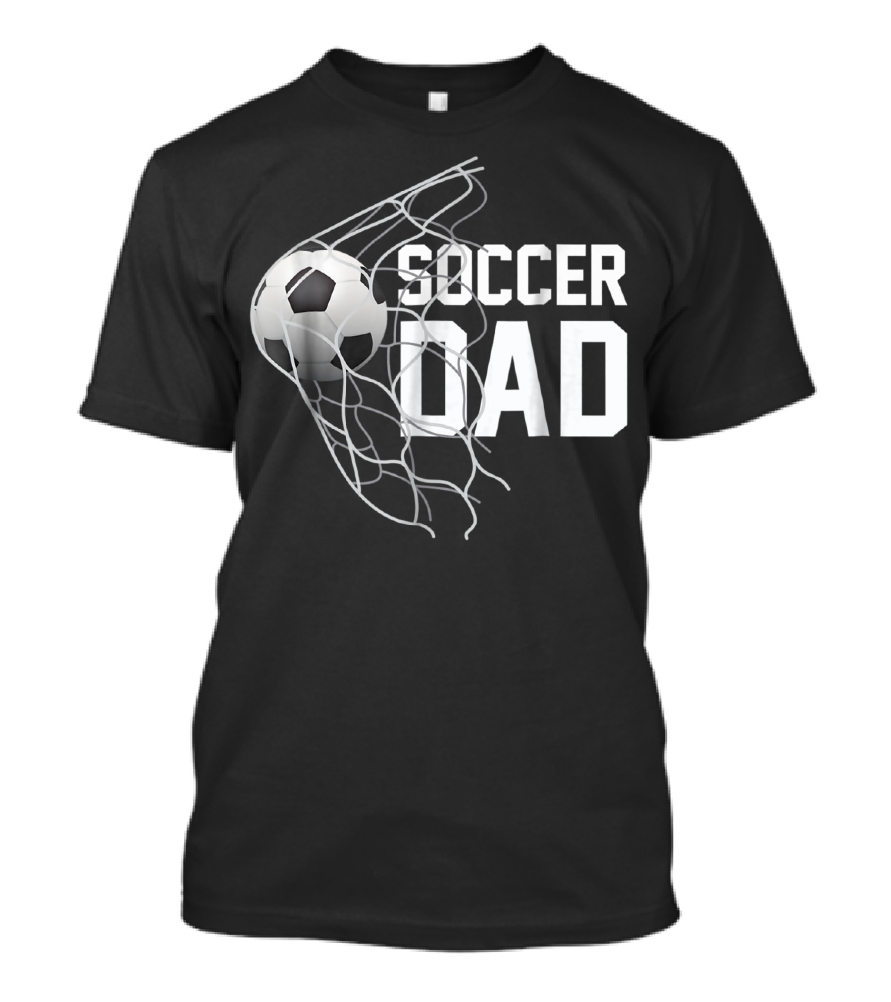 Soccer DAD Football Futbol Goal Net Parents T-Shirt