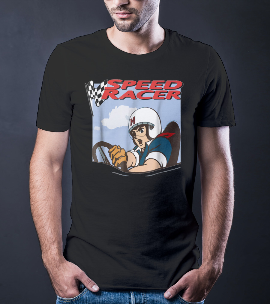 Speed Racer Classic Cartoon Driver Racing Adventure T-Shirt