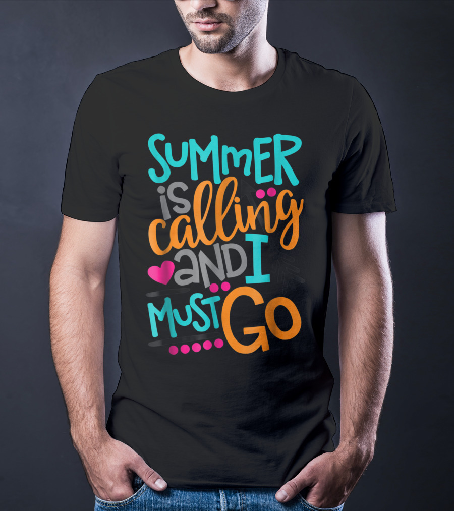 Summer Is Calling And I Must Go Heart Arrow T-Shirt