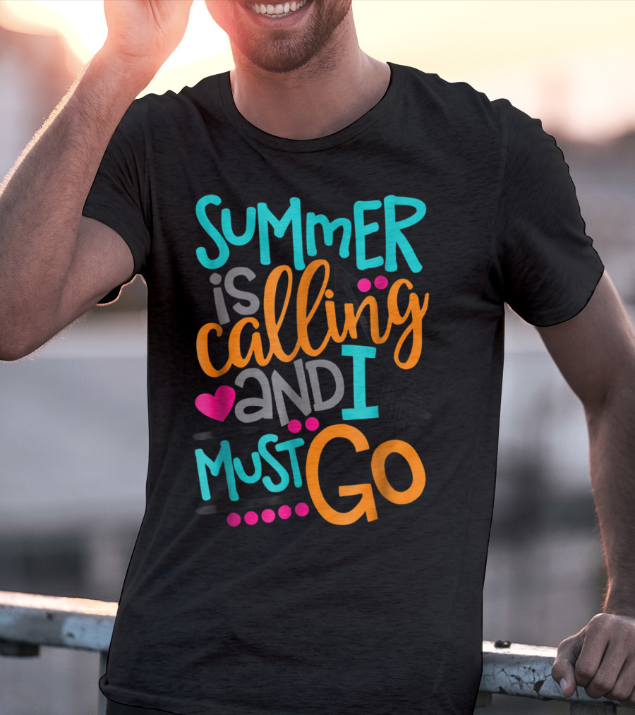Summer Is Calling And I Must Go Heart Arrow T-Shirt