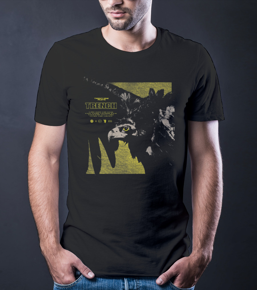 Twenty One Pilots Trench Bird Artwork With Yellow Eye T-Shirt