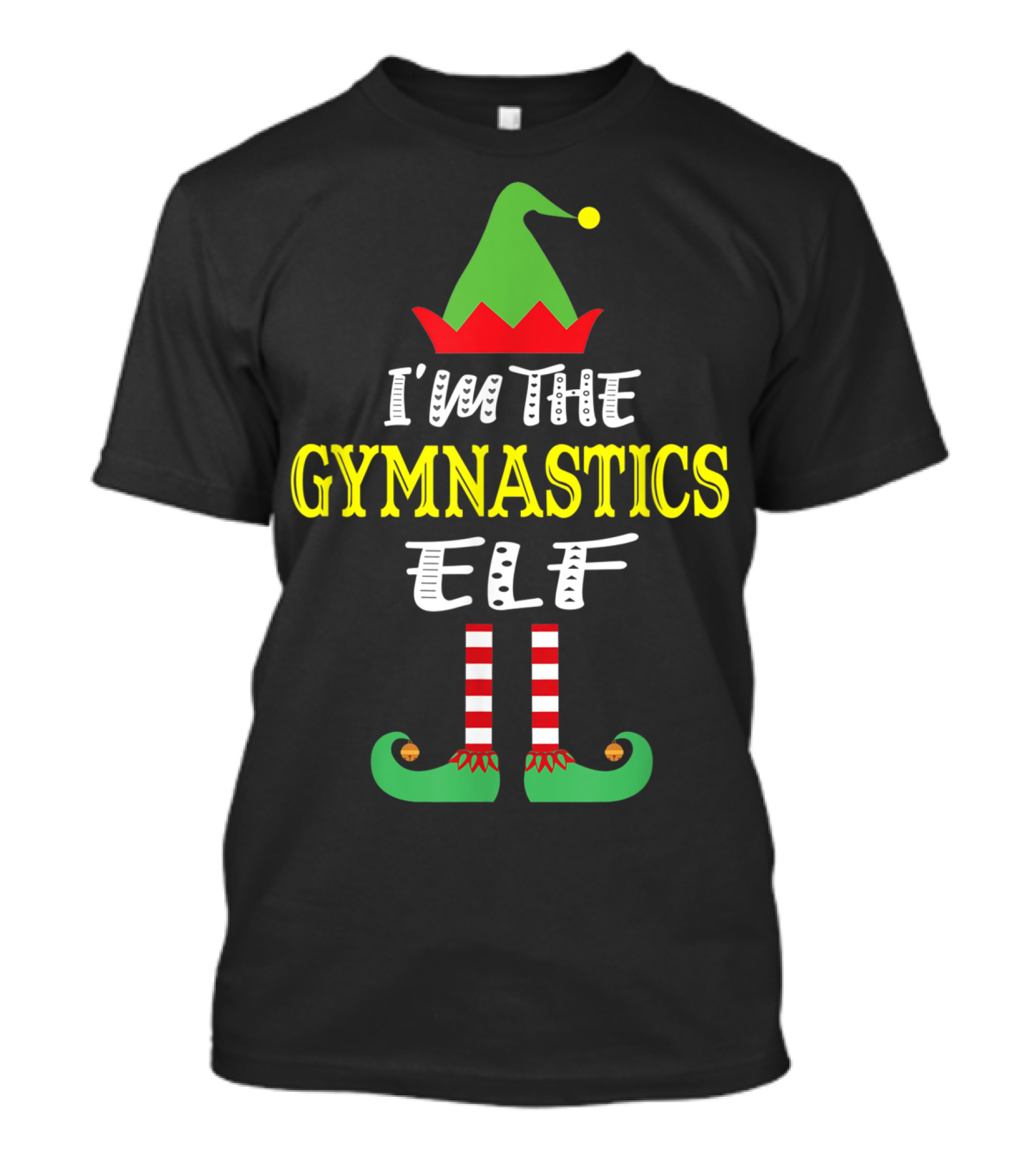 I'm The Gymnastics Elf Family Group Matching T-Shirt