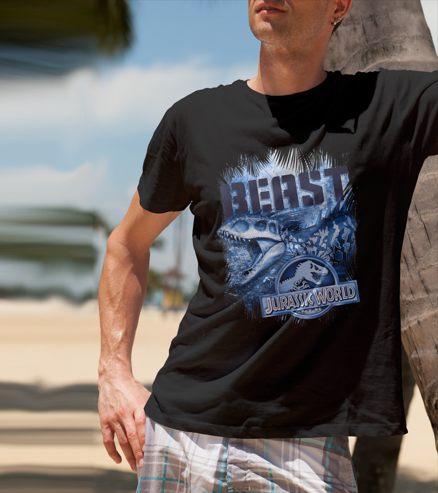 Jurassic World Beast Dinosaur Palms T-Shirt