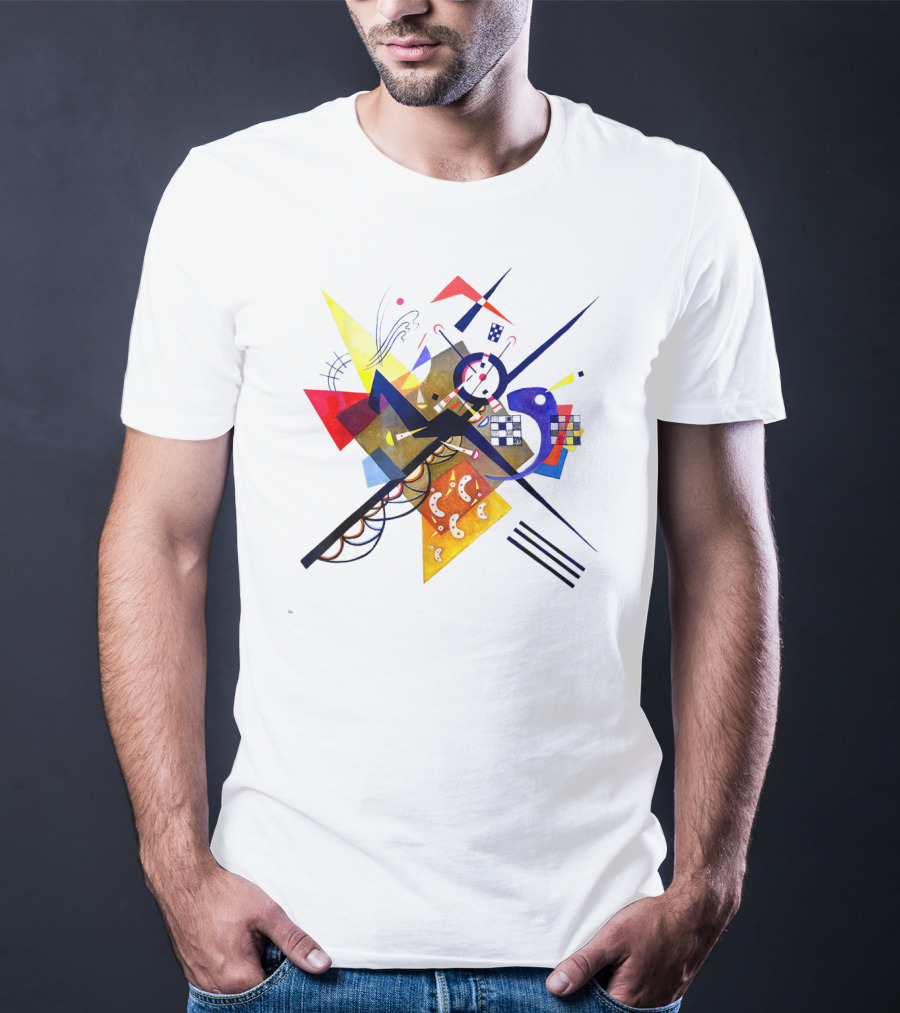 Kandinsky On White Ii 1923 Geometric Abstract Composition T-Shirt