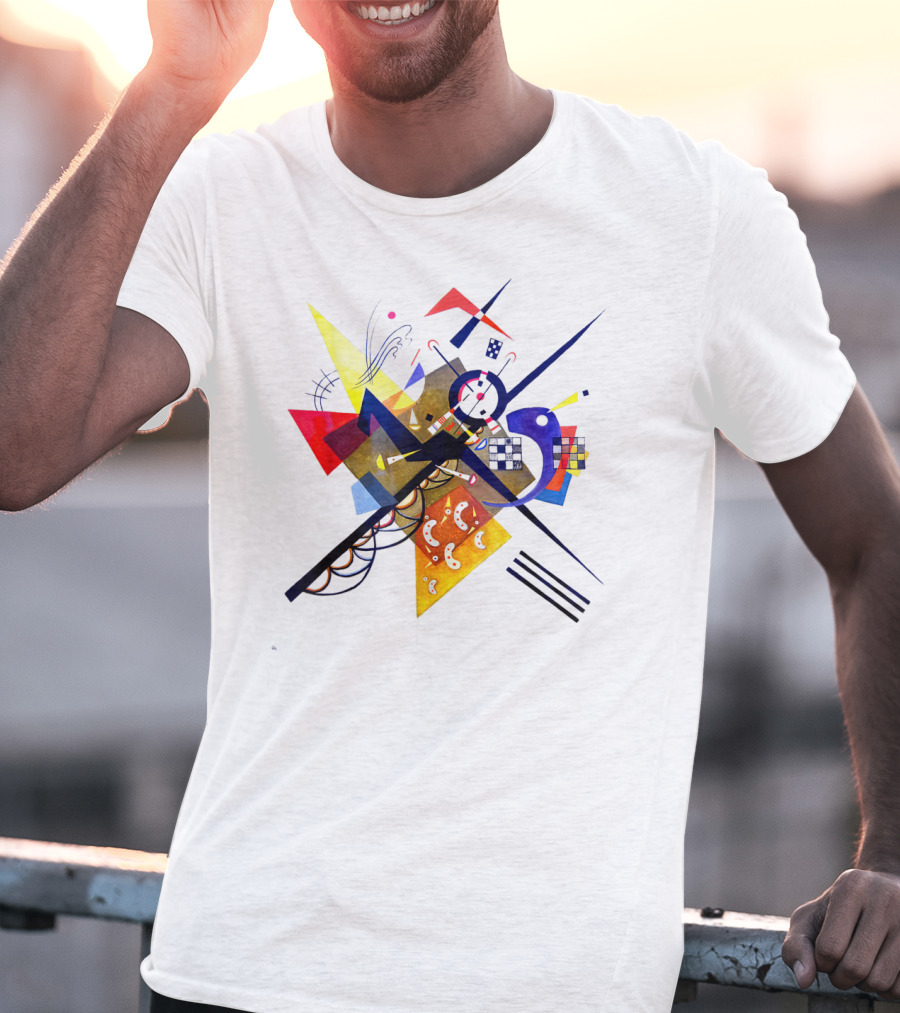Kandinsky On White Ii 1923 Geometric Abstract Composition T-Shirt