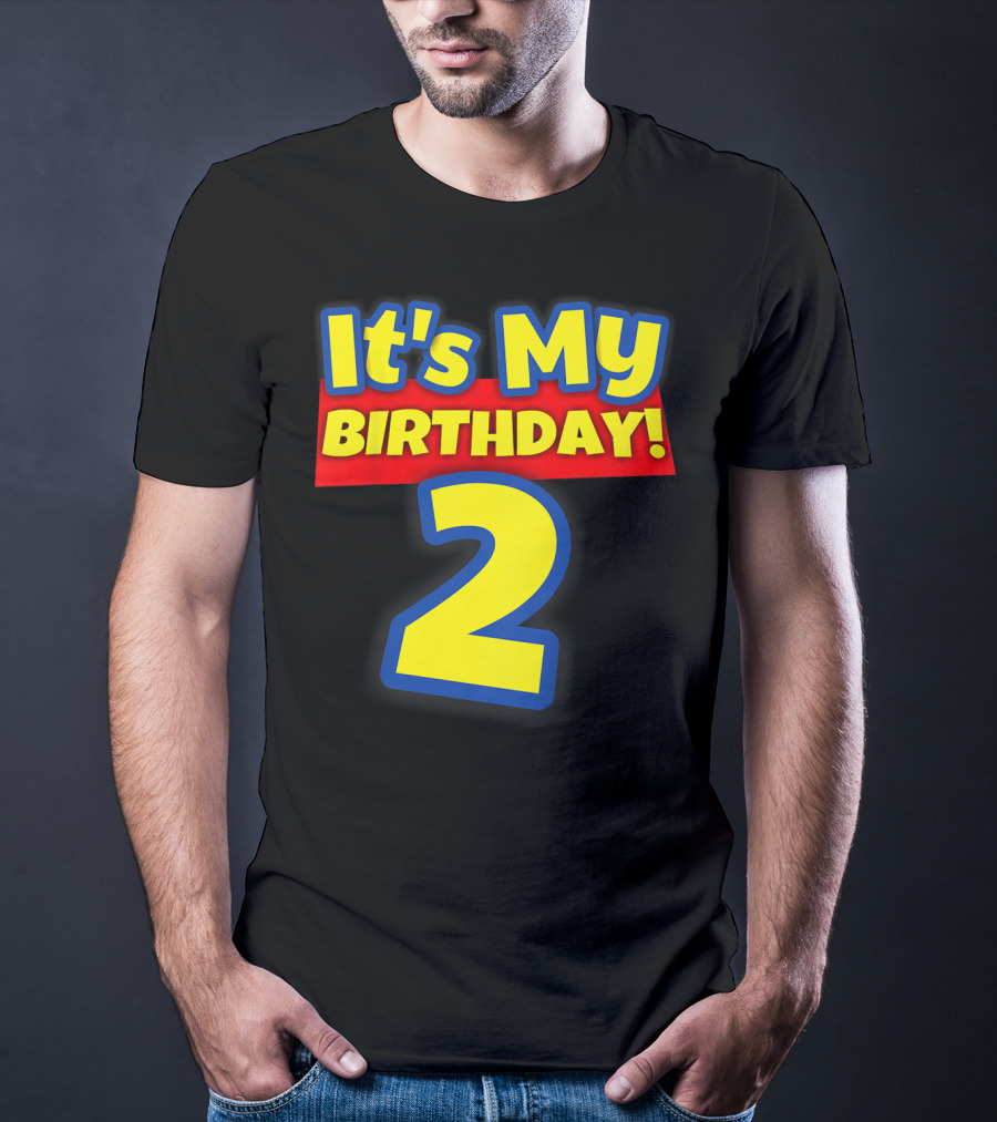 Kids 2 Year Old Birthday Boys And Girls It's My Birthday 2 T-Shirt