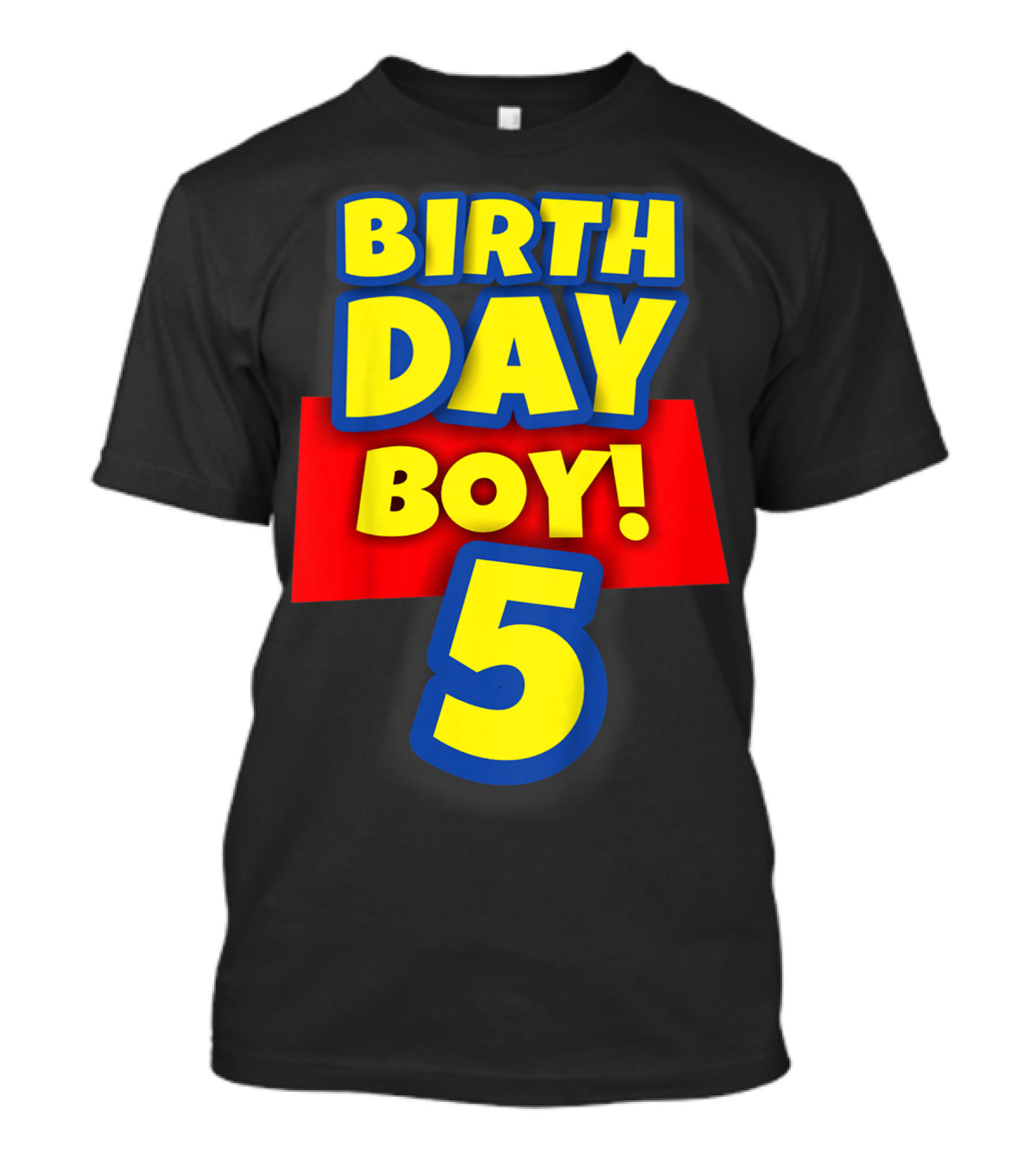 Birthday Boy 5 Year Old Toy Story Kids T-Shirt