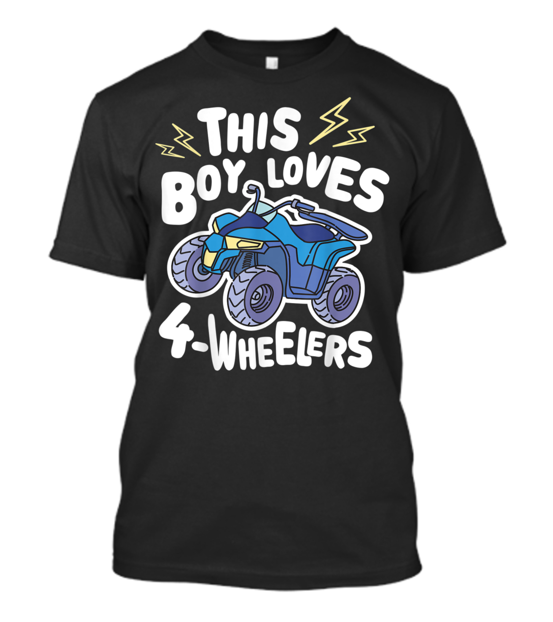 This Boy Loves 4-Wheelers ATV Quad Biking T-Shirt