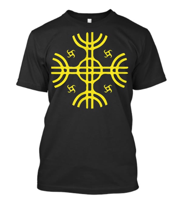 Kultrun Sun Mapuche Symbol Shamanistic Symbology T-Shirt