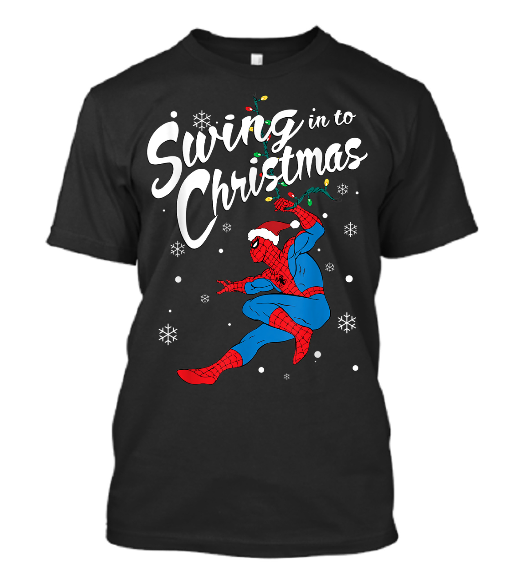 Swing In To Christmas With Marvel Spider-Man T-Shirt