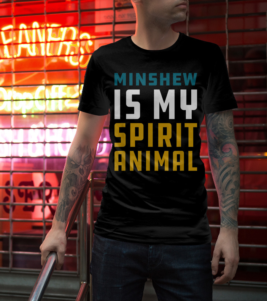 Minshew Is My Spirit Animal Mens Shirt Sports T-Shirt